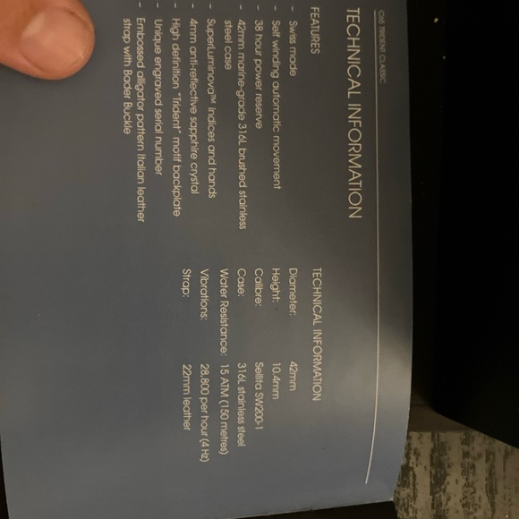 Christopher Ward C65 trident with box and papers! - Picture 5 of 6